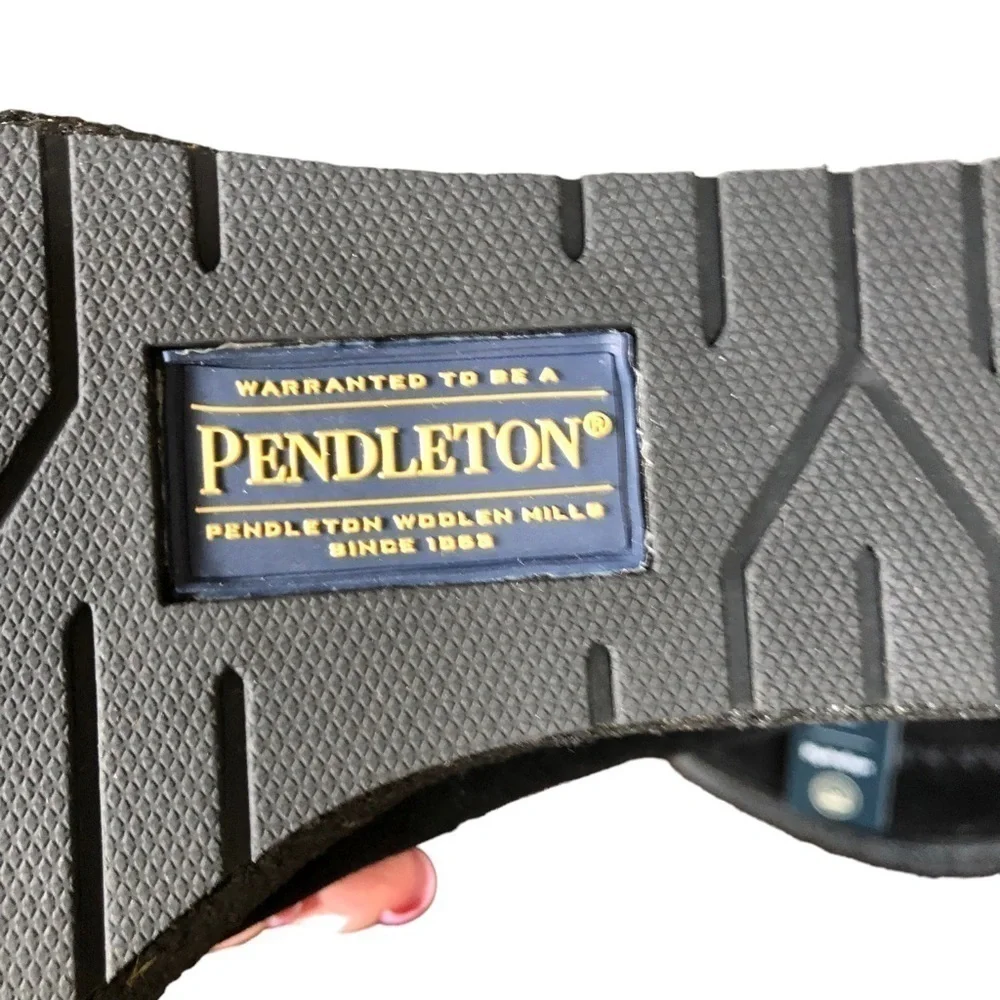 Pendleton Arago Wedge Water Resistant Wool Leather Boot Black 8.5